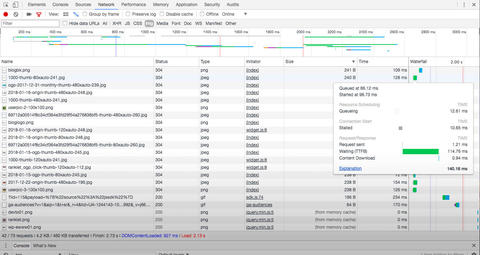 カンタンにページで読み込まれる画像がわかる！Google Chromeのデベロッパーツールの「Networkパネル」を使ってみよう！
